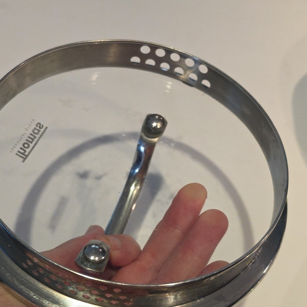 Thomas Rosenthal – Stainless Steel 1 Liter Cook & Pour Saucepan w/ Glass Lid EUC
