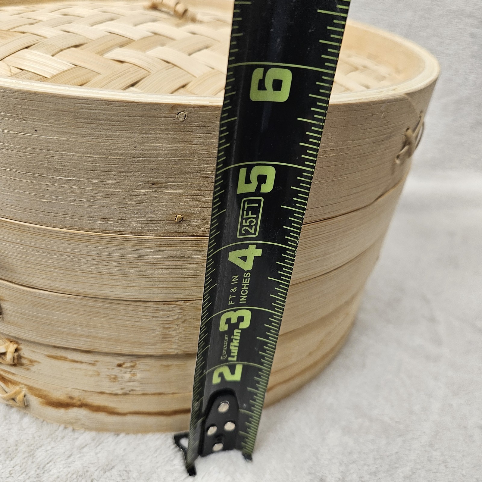 Bamboo Steamer Basket With Lid Vegetable Dumpling Streamer Two Tier