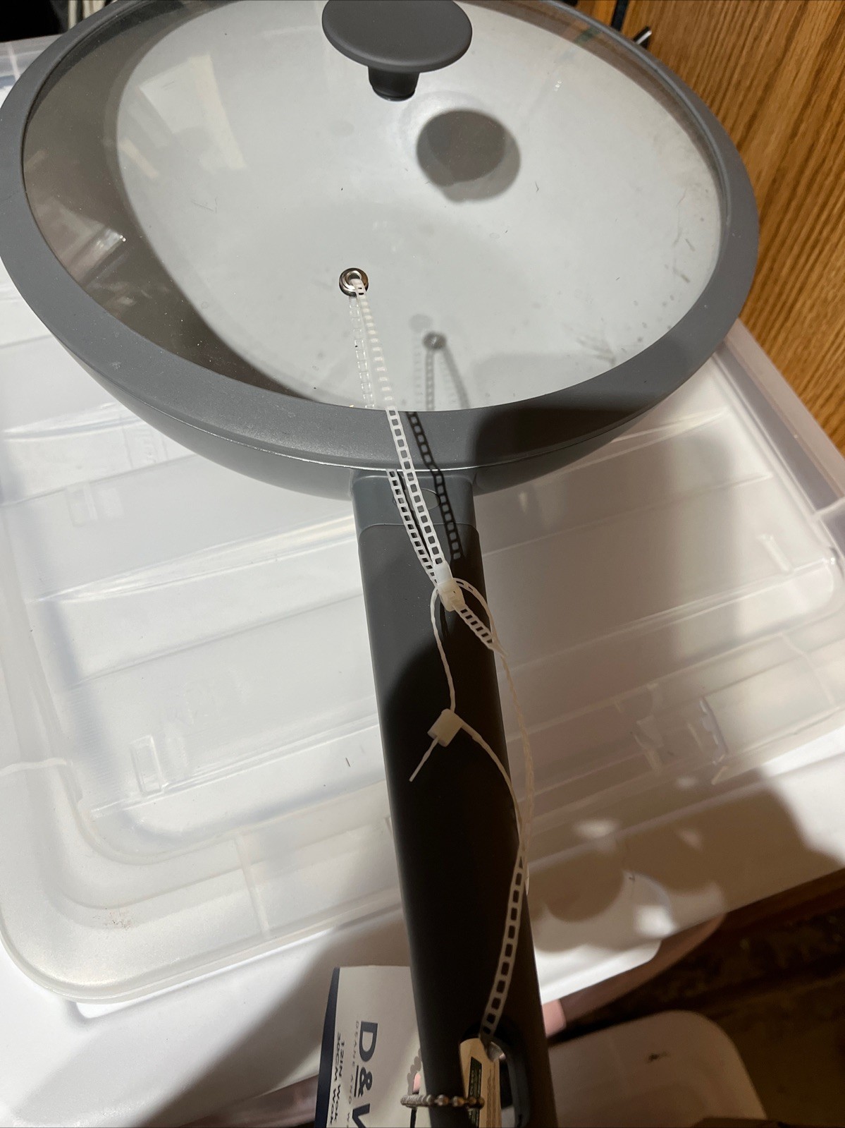 Deane & White D&W Premium Quality DieCast Aluminum 12″ Wok With Lid Cookware New