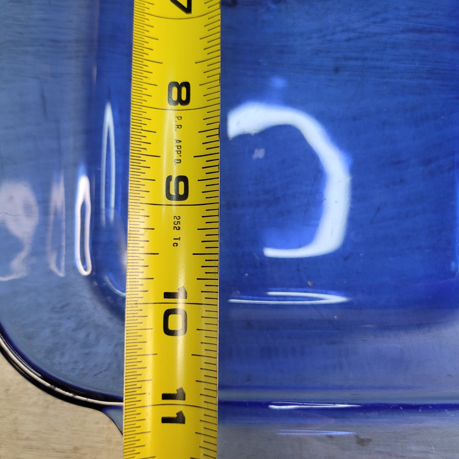 Pyrex 232-R Cobalt Blue Glass Casserole Baking Dish 2.2 Quart 11″ x 7″ x 1.5″