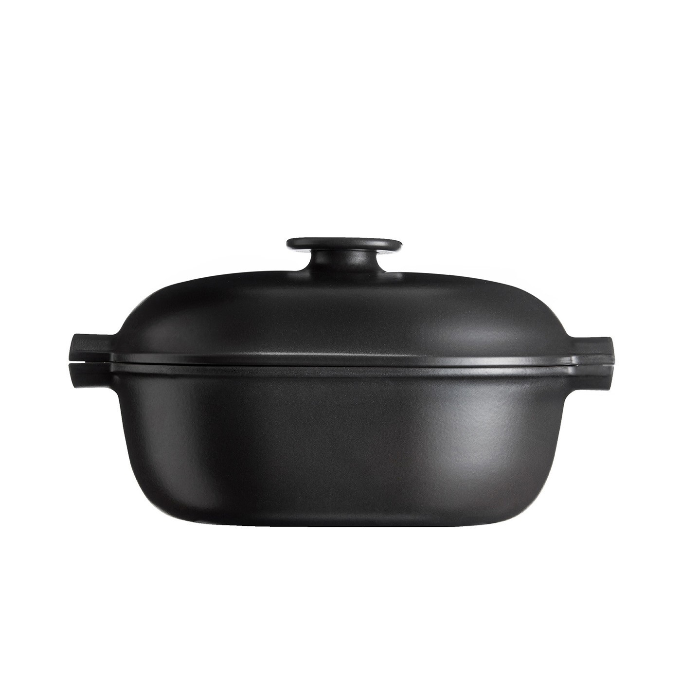 Emile Henry Delight 4.3 Quart Oval Dutch Oven, Slate
