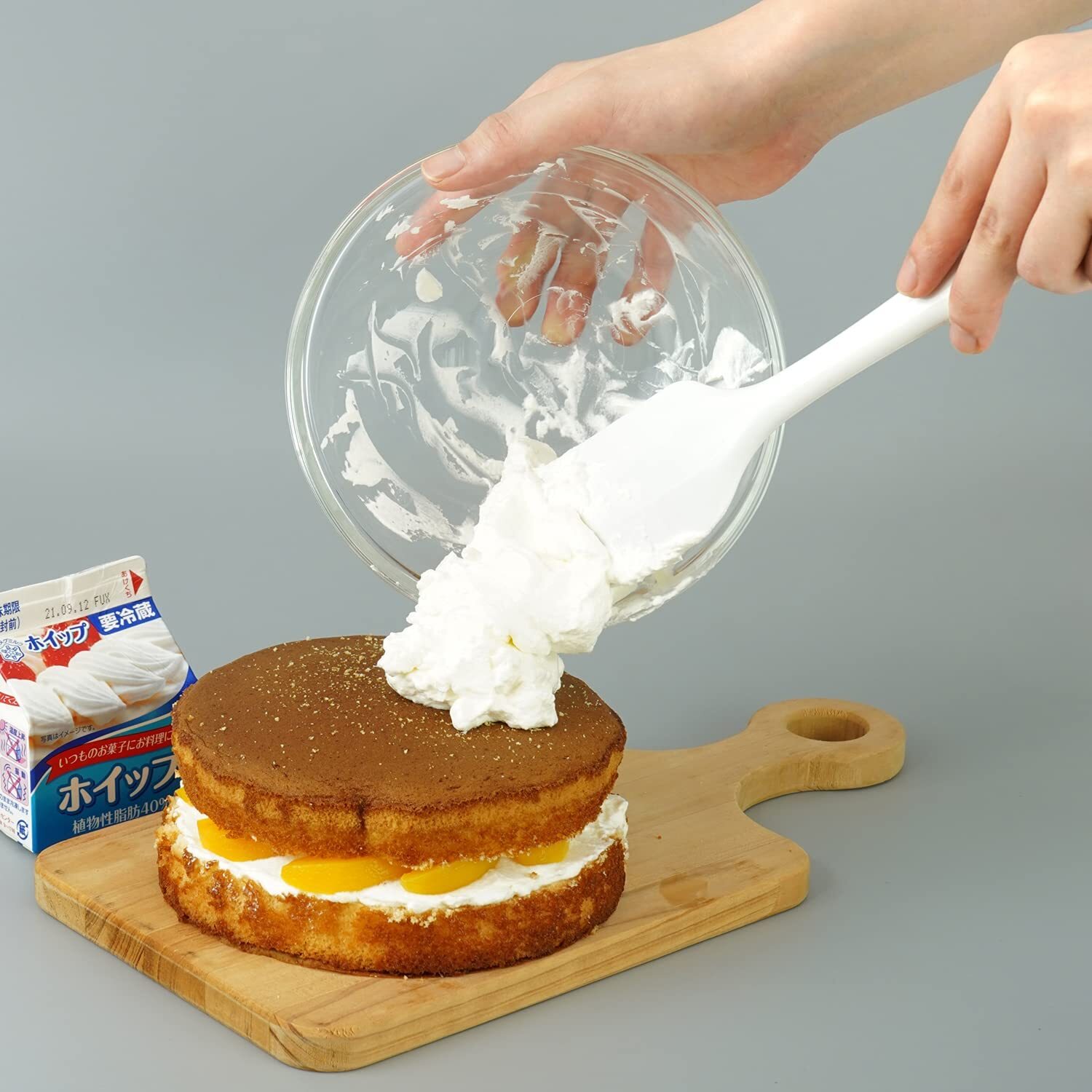Tiger Crown Spatula Silicone WHITE 1610 MADE IN JAPAN