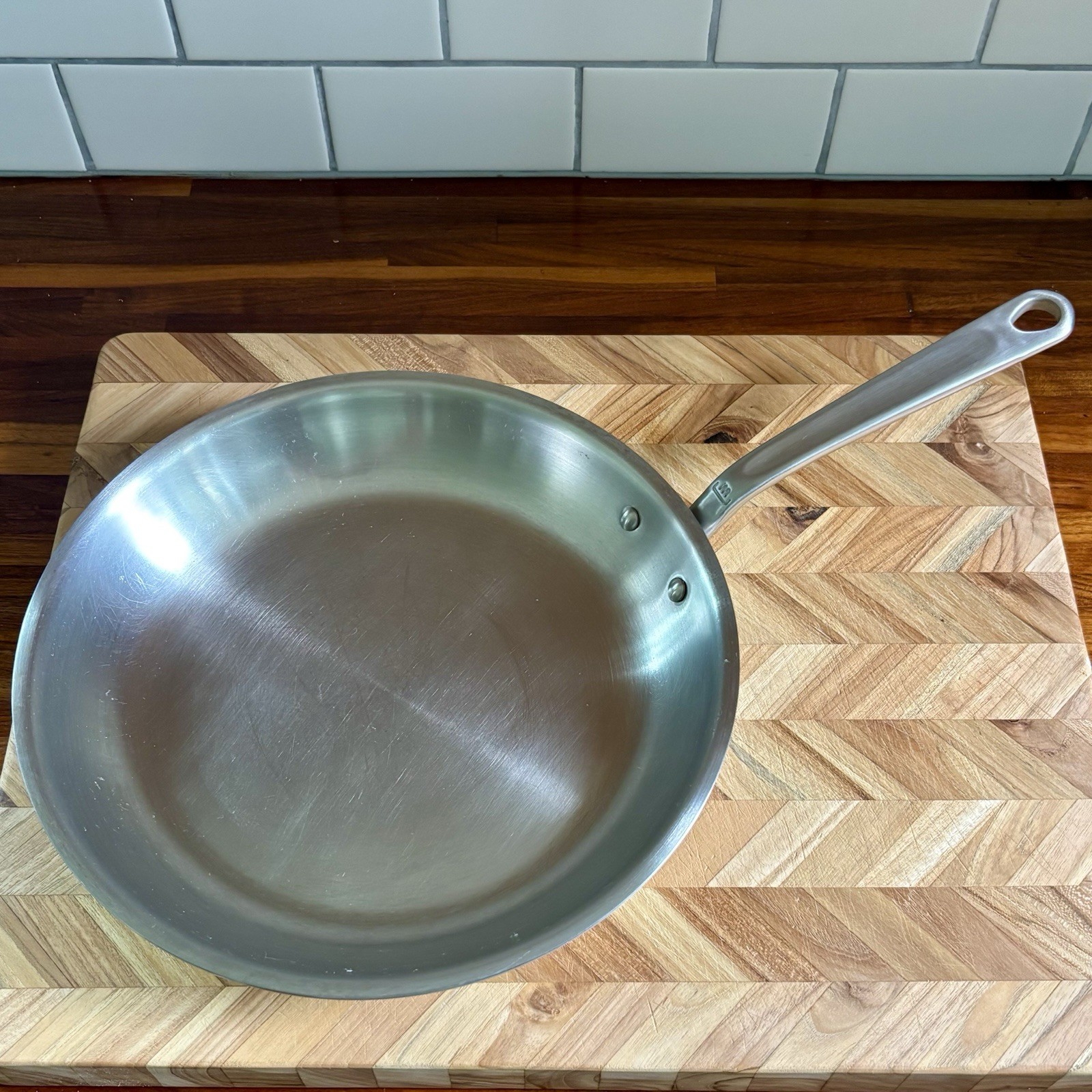 Made In Cookware 12″ Stainless Steel 5 ply Skillet Frying Pan – USA