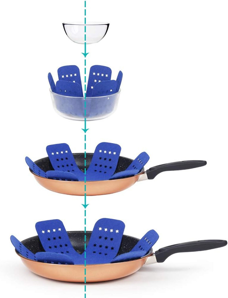 Pan Pot Protectors, Larger & Thicker Pan Protector with Stars, Set of 12 and …