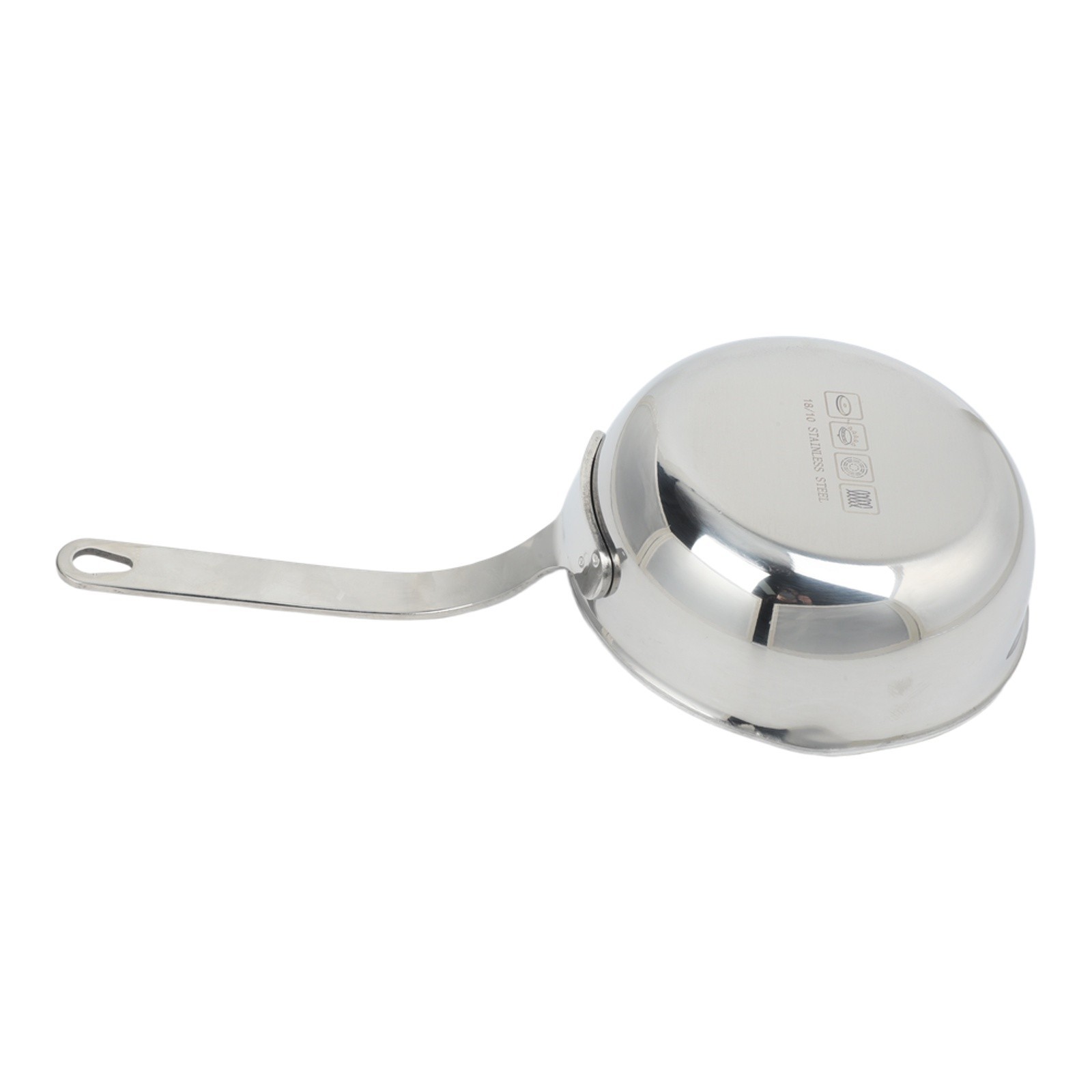 Small 5 Inch Stainless Steel Egg Pan for Cooking Omelets and Melting Butter