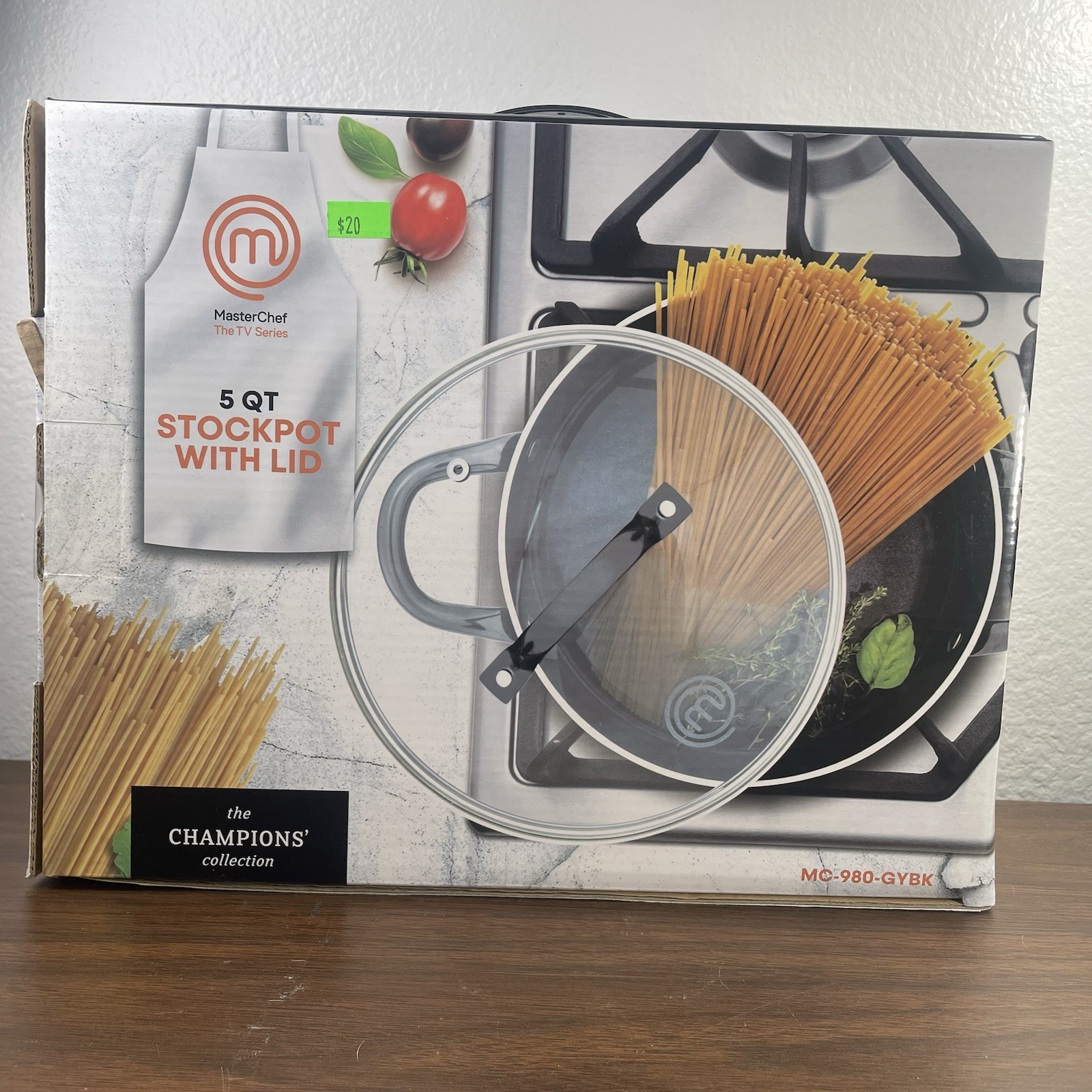 MasterChef 5 Quart Stock Pot with Lid The Champions Collection Brand New in Box