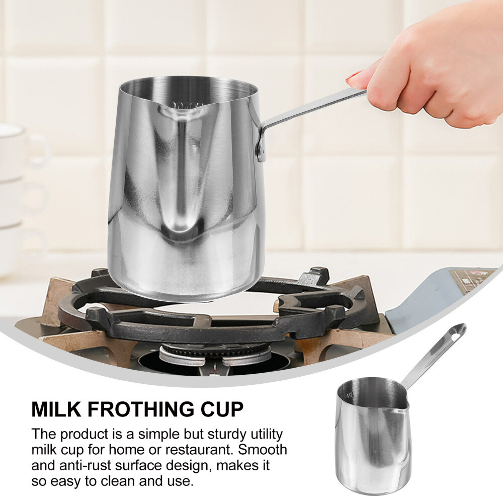 Multifunctional Frothing Cup Stainless Steel Steaming Pitcher Milk Frother