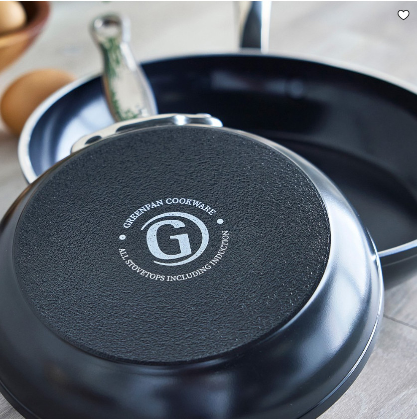GreenPan Premiere Max Ceramic Fry Pan Set of 2 for Everyday Cooking