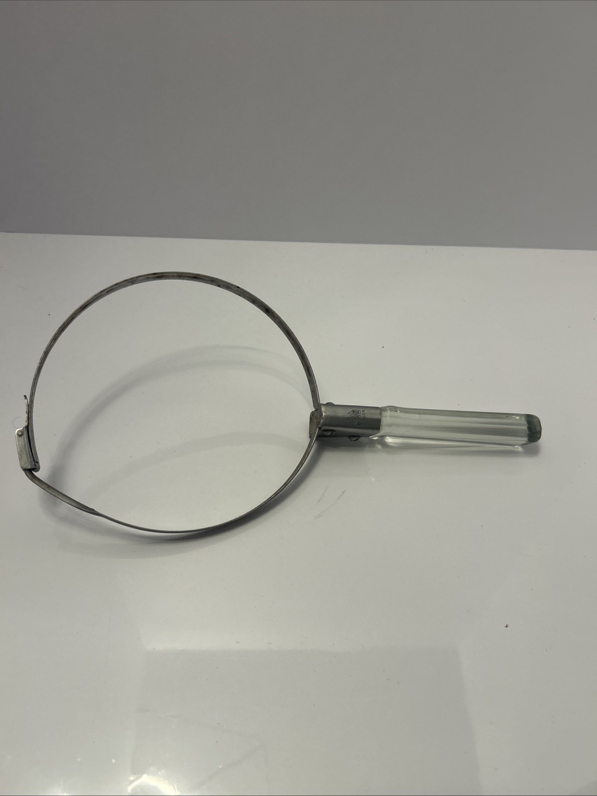 Vintage Pyrex Pot/Pan Flameware Replacement Part Glass Handle & Ring No 12