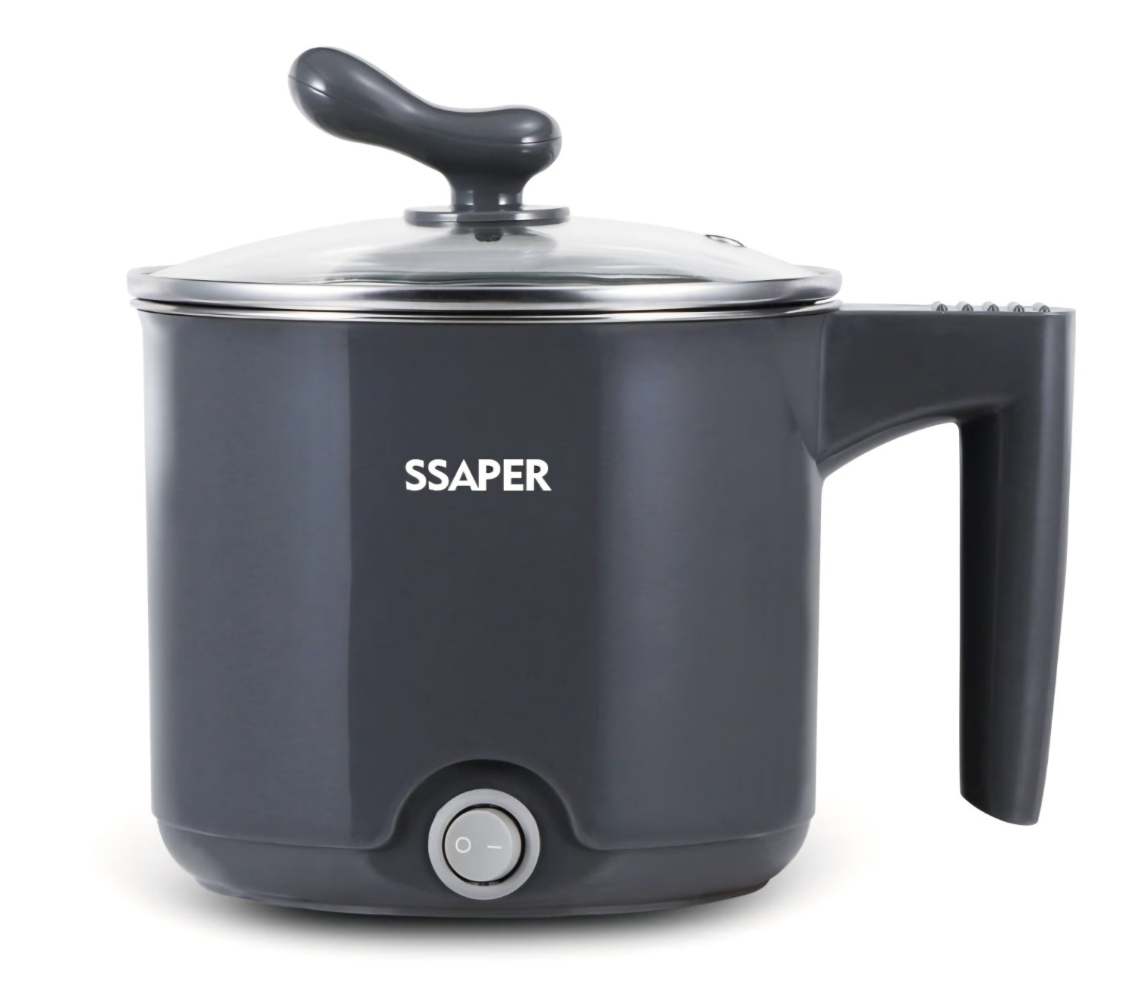 Ssaper electric Multi-Pot(Dark grey) Various cooking options, high-speed heating