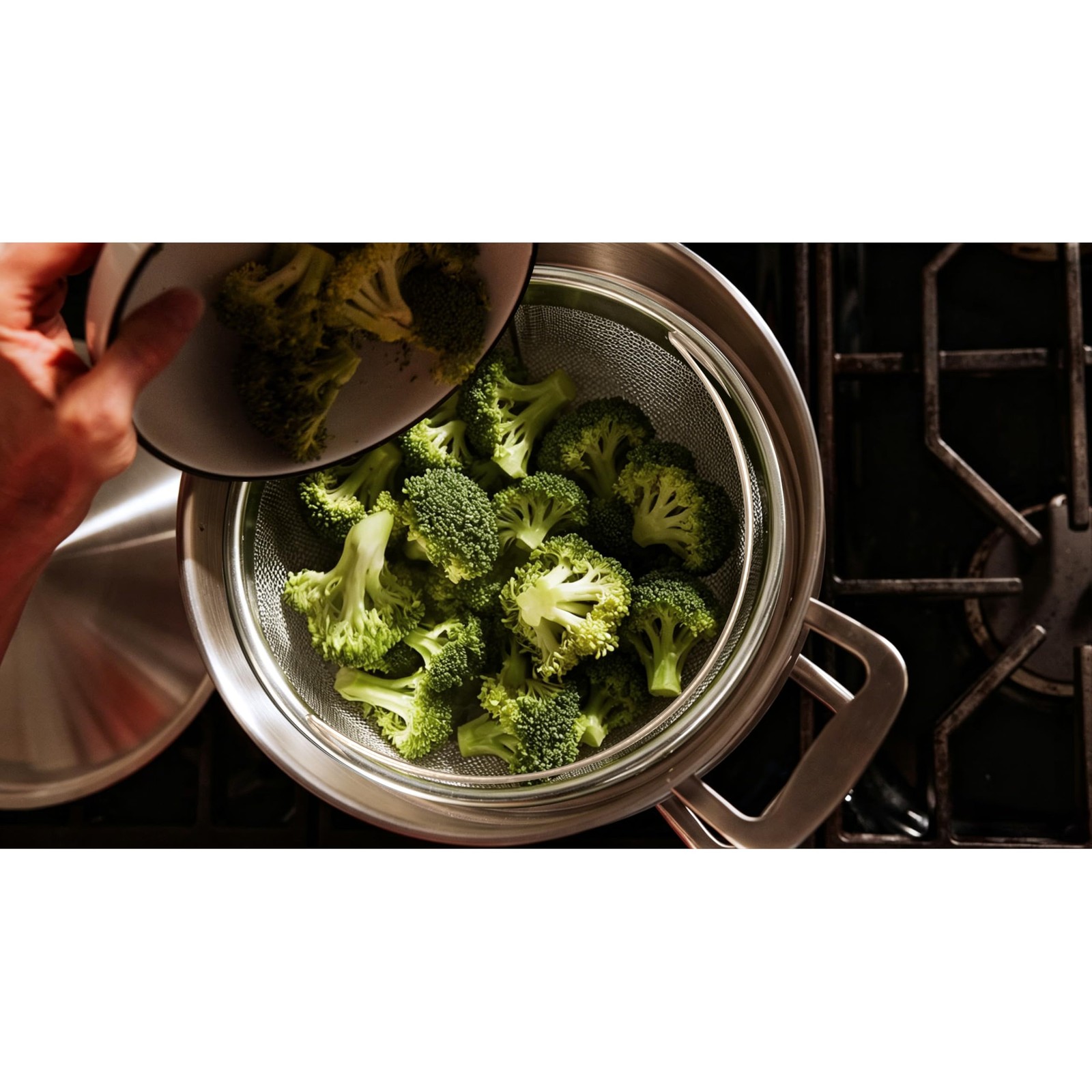 Steamer Basket for Cooking, Stainless Steel Mesh Strainer Insert for 6 qt 8 q…