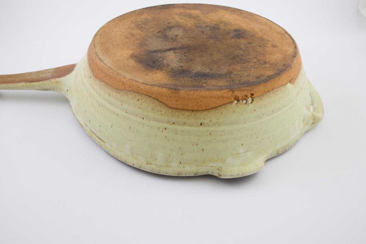 The Pottery Works Flameware Spouted 12″ Skillet Terry Silverman Fitzwilliam NH