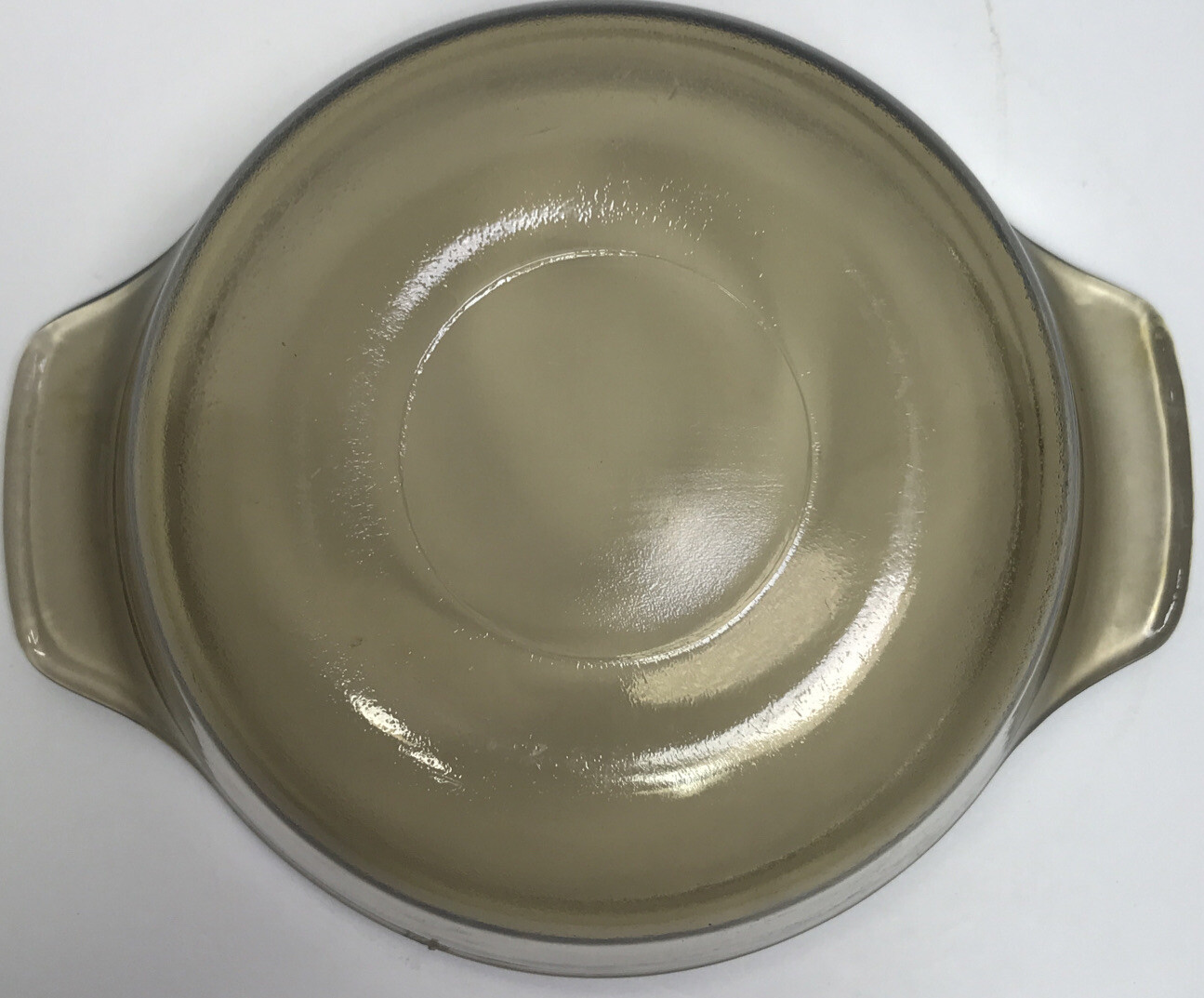 Vintage Amber Glass L’OVENWARE Custard Cup 6oz + 2 Casserole Dishes 12oz Handles