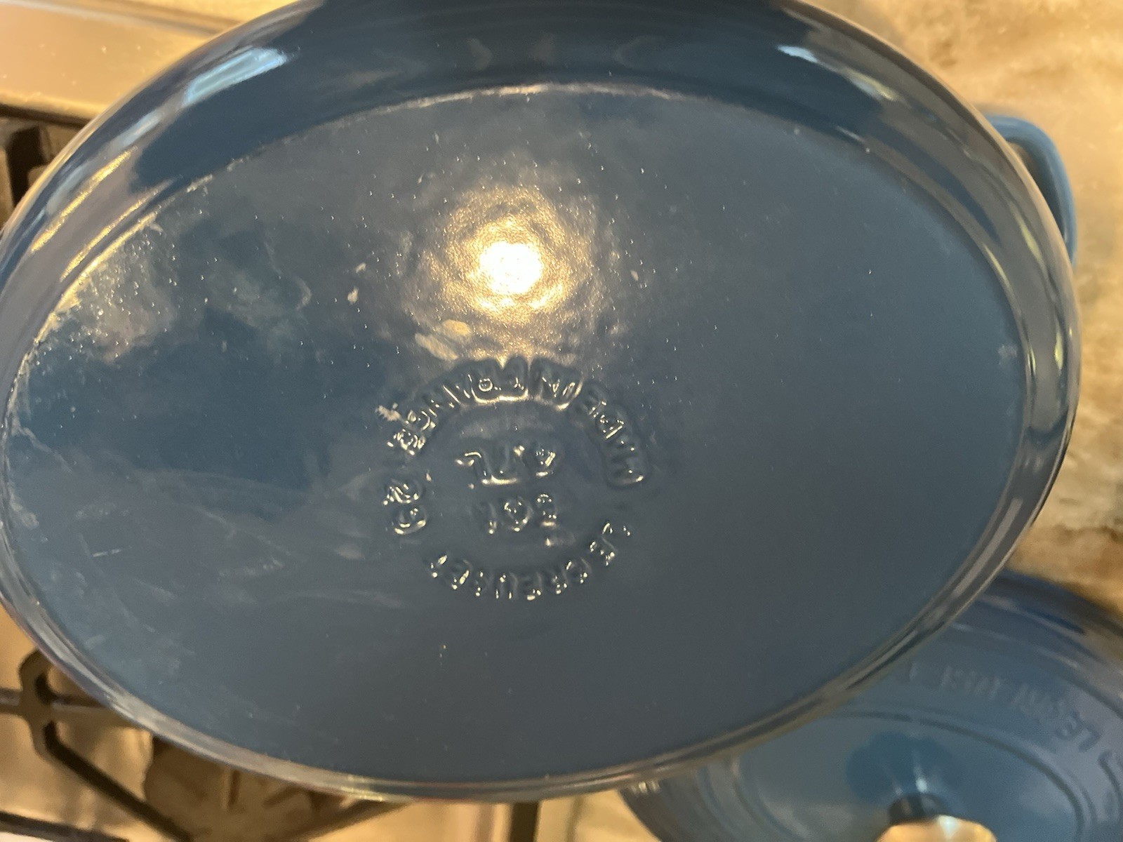Le Creuset Signature 4.7qt Oval Dutch Oven Marseille Blue France