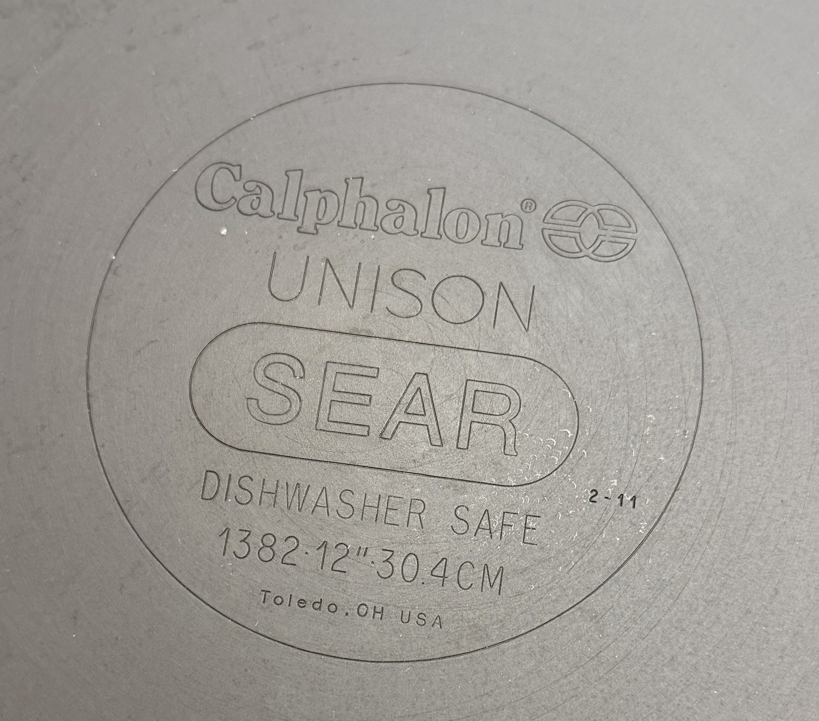 Calphalon Unison Sear 12″ Nonstick Saute Pan w/ Lid Dual Handles Dishwasher Safe