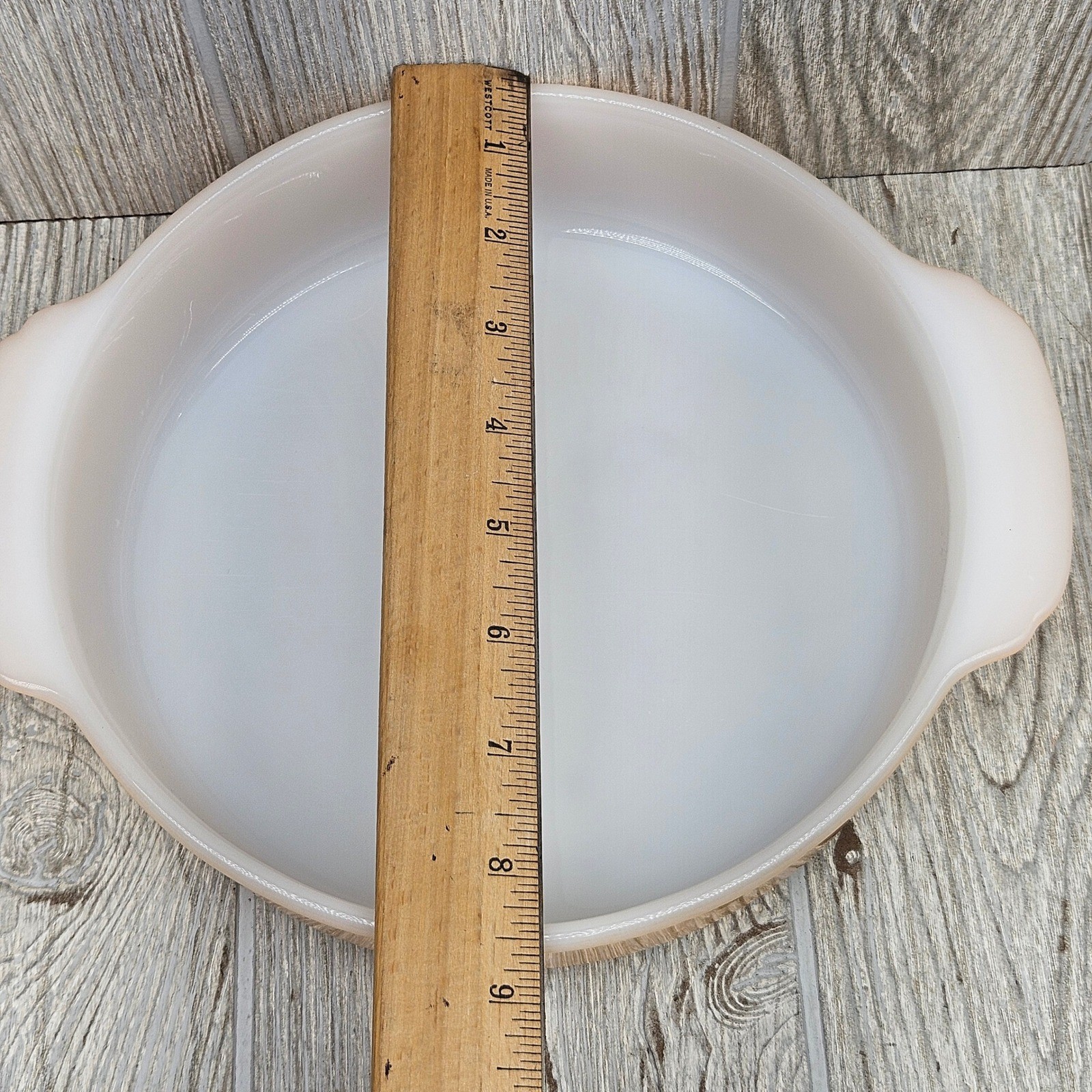 Vintage Anchor Hocking Fire King Peach Lustre 1 Qt Casserole & 8 Inch Pan Set