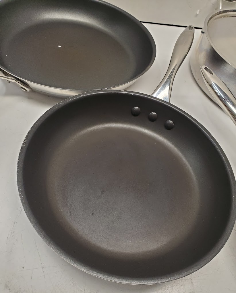 MasterClad 11pc Pro-Series Plus Ti-3 NONSTICK Stainless Steel 5-Ply Regal Ware