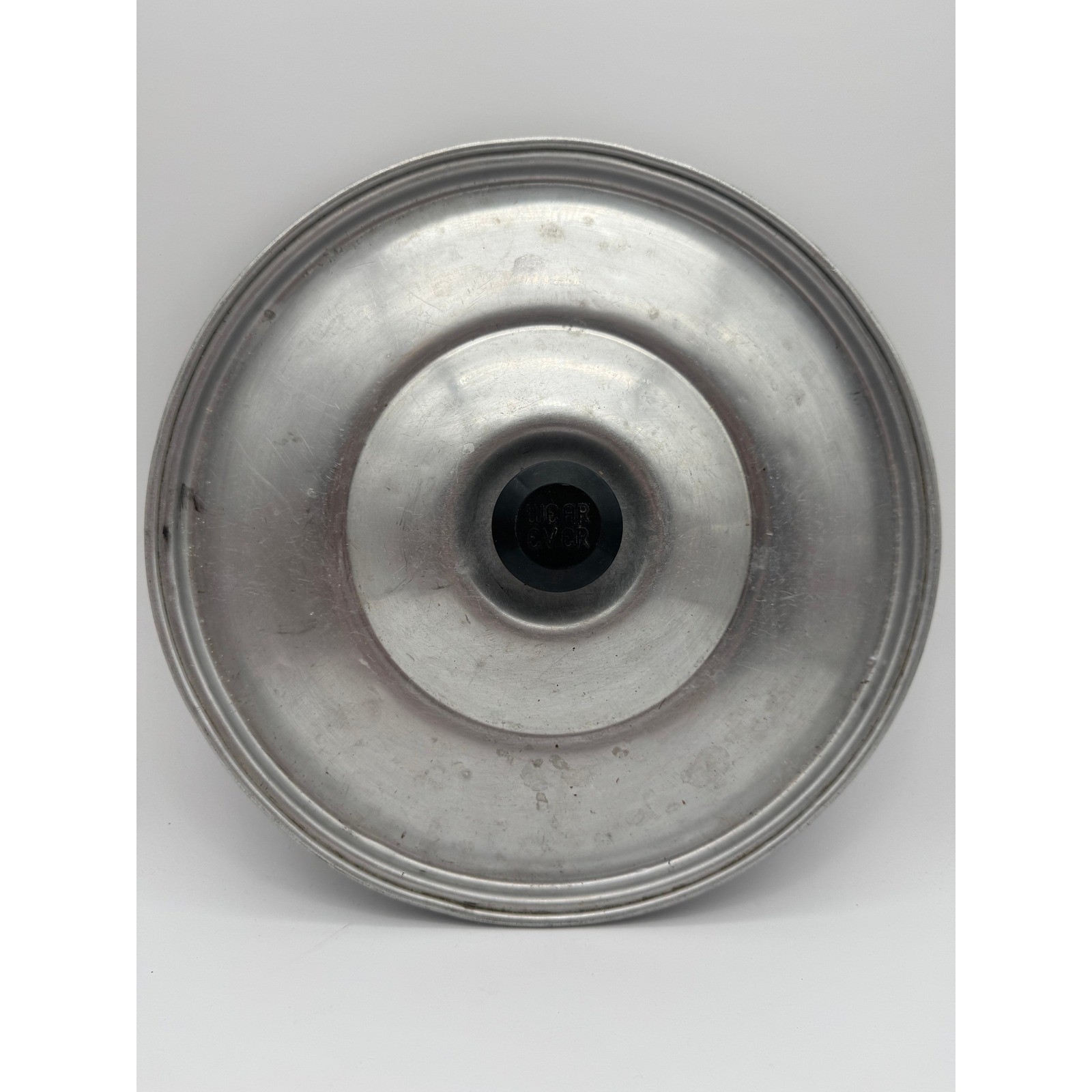 Vintage Wear-Ever Aluminum Pot Lid Replacement Cover Black Knob 8.5″