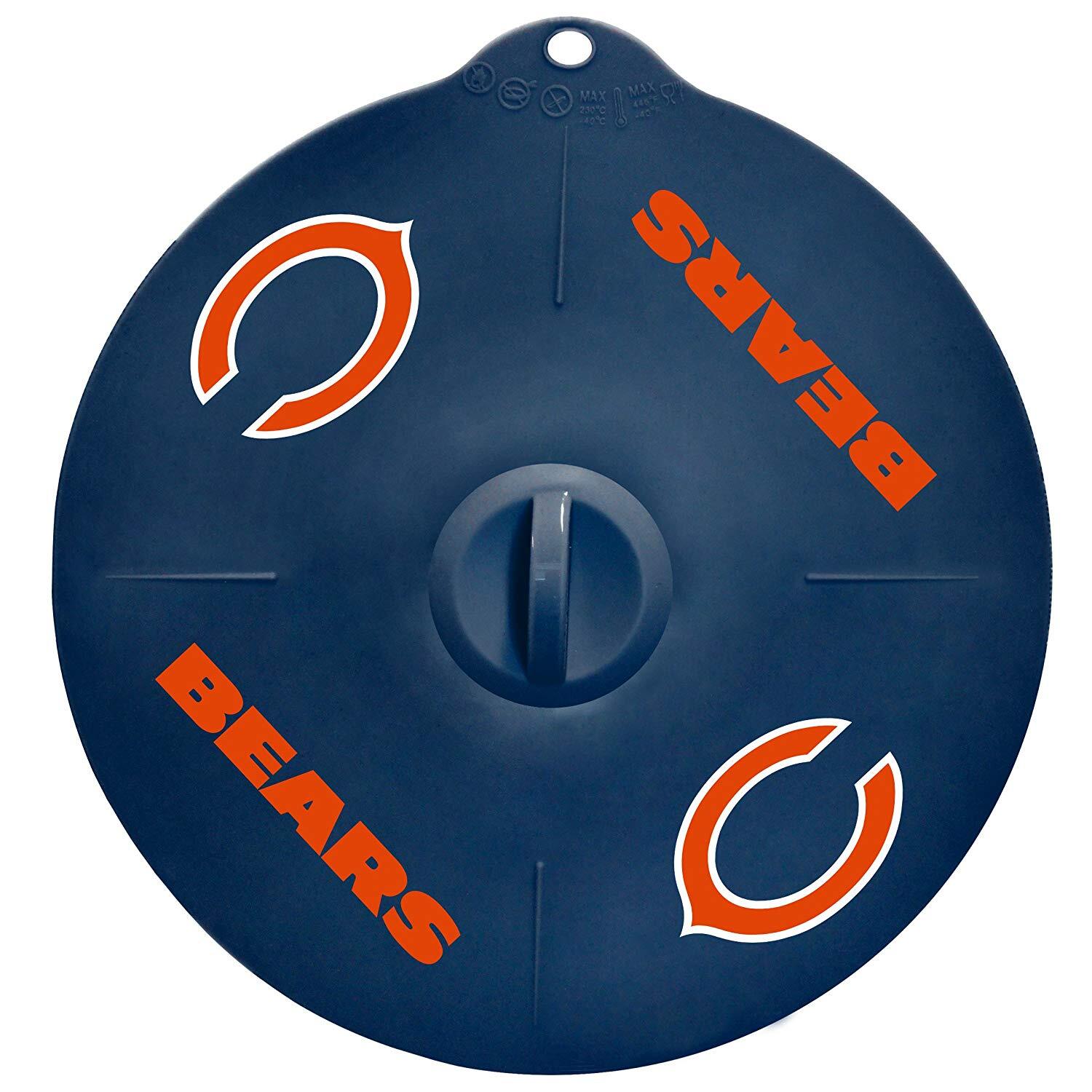 Chicago Bears 9″ Silicone Lid Bakeware Cookware Microwave Safe