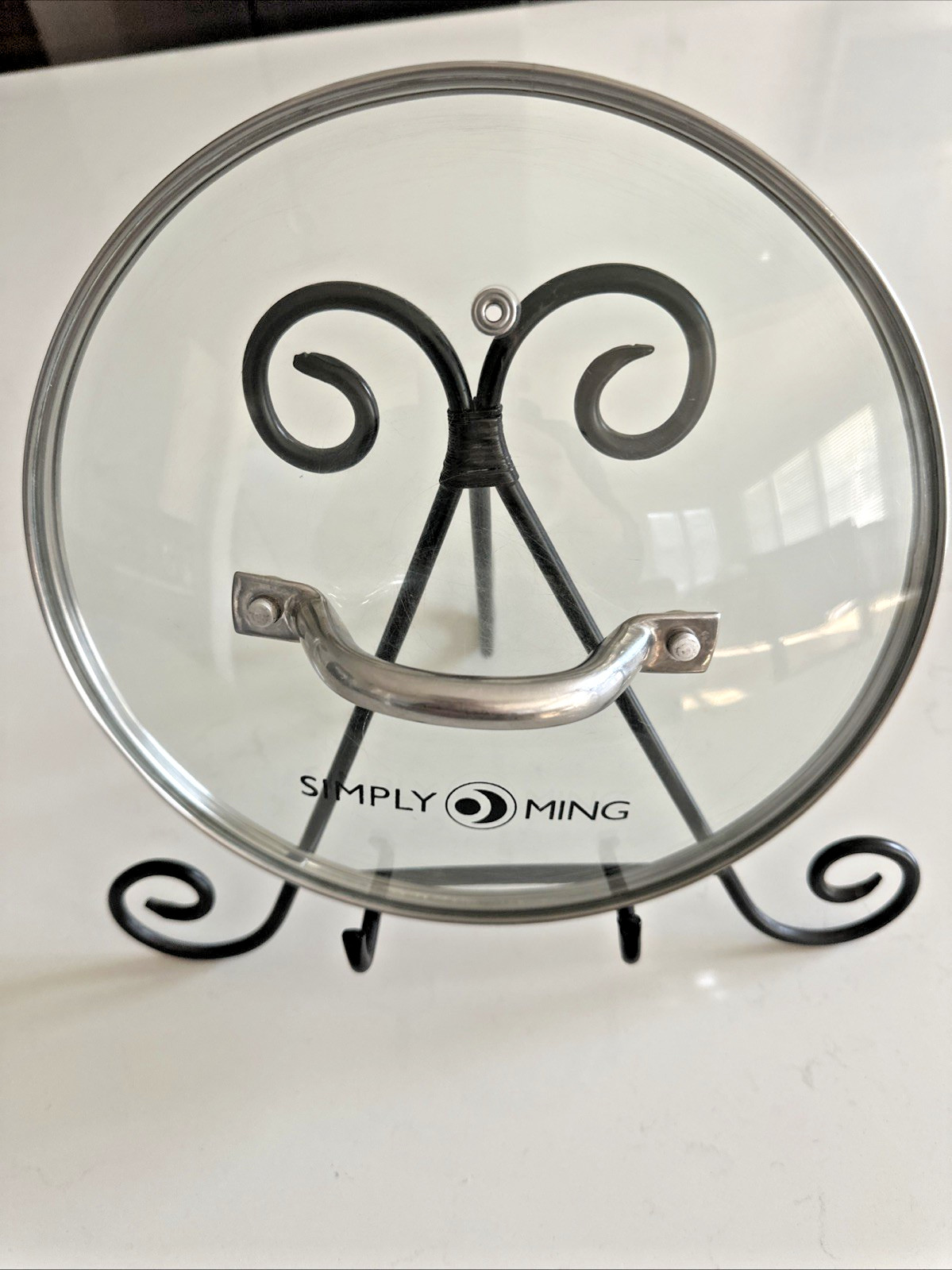 Simply Ming 9.5″ Glass Lid Skillet Pot Pan Cookware Replacement *Lid Only*