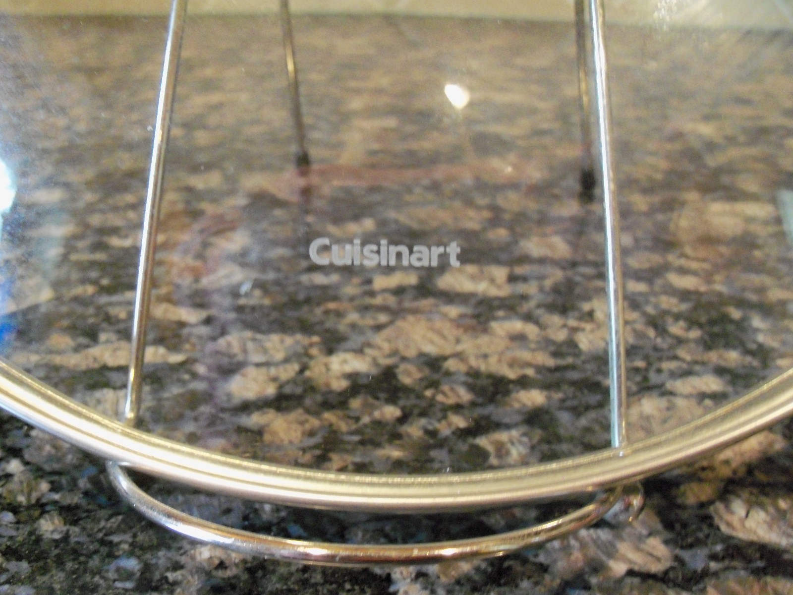 Cuisinart 12″ Replacement LID ONLY Glass lid for Saute Pan Skillet Black Handle