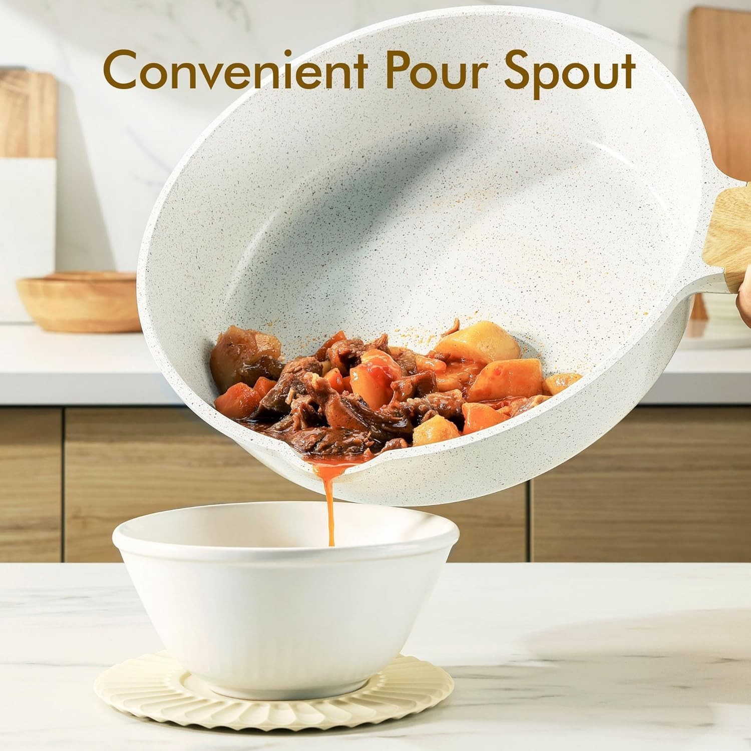 13-Piece Nonstick Cookware Set – PFAS Free with Recyclable Packaging