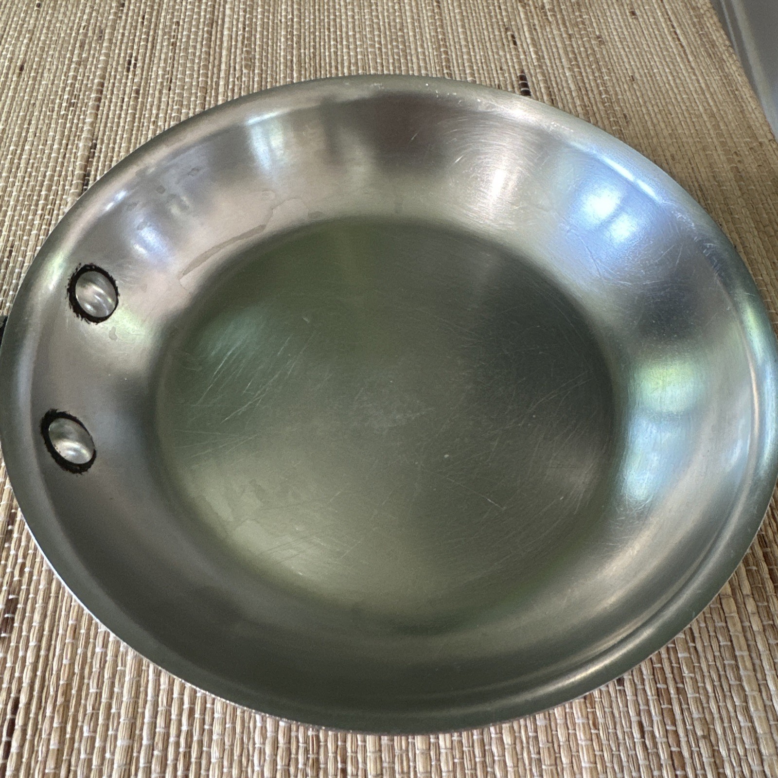 All-Clad Set Of 3 Stainless Steel 8” Stainless Steel Pan 2 Sauce Pans No Lids