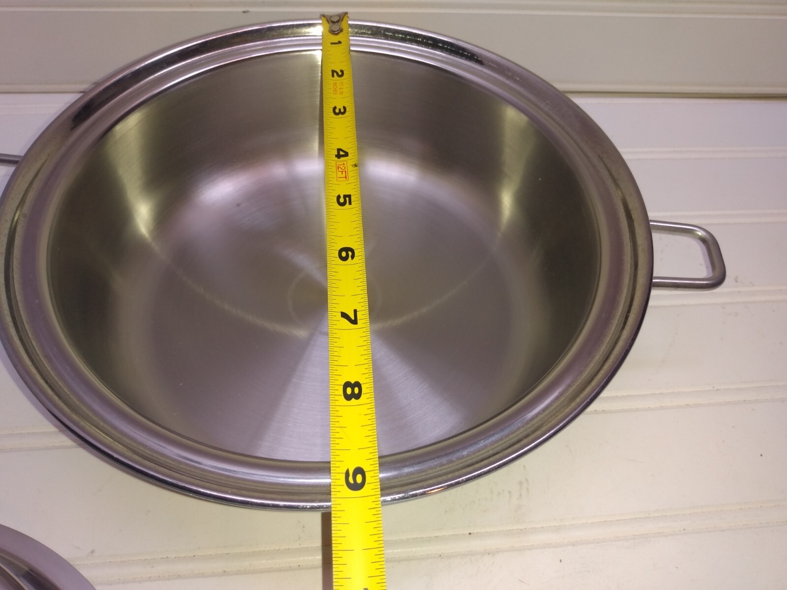 Saladmaster Skillet 9″ Versa TP304-316 Surgical Stainless Stir Fry Sauté Pot Lid