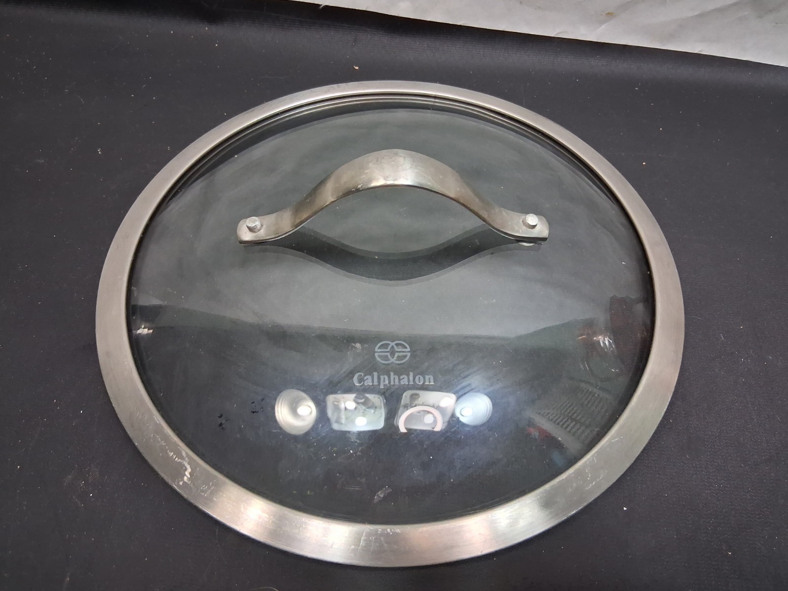 Calphalon Lid Replacement Glass Pan Lid 10.25″ Outer 9.75″ Inner