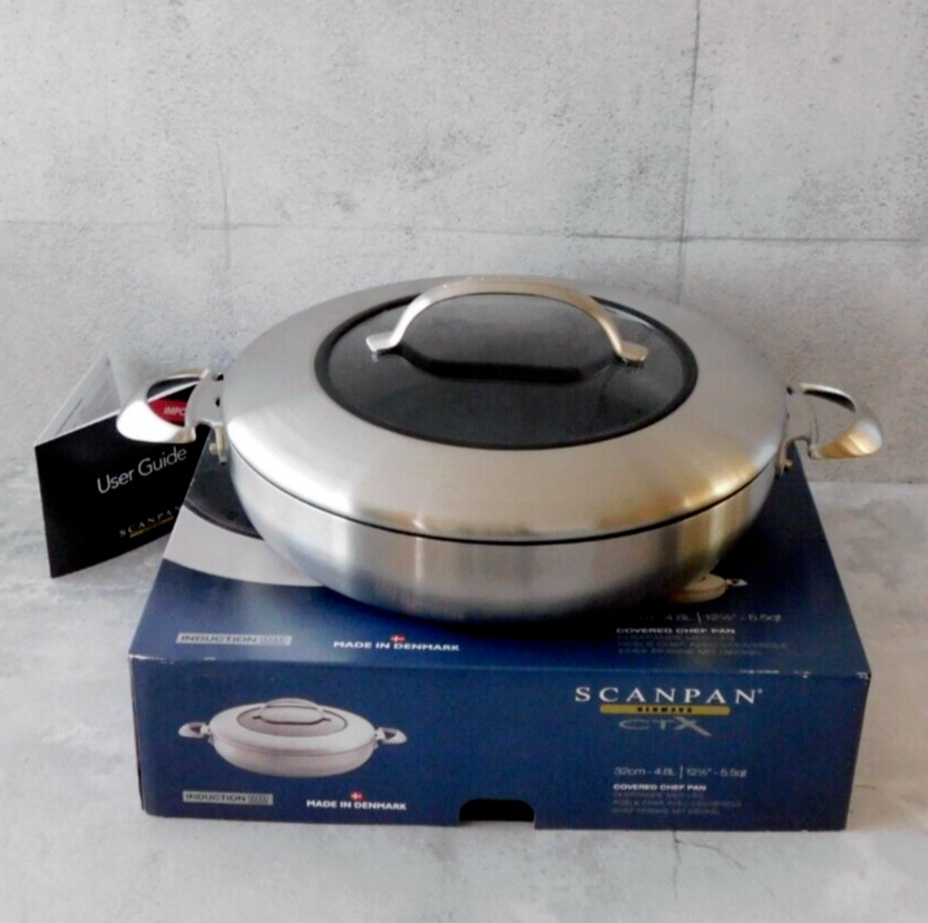 Scanpan CTX Nonstick Induction Covered Chef’s Pan, 12.5 Inch – New
