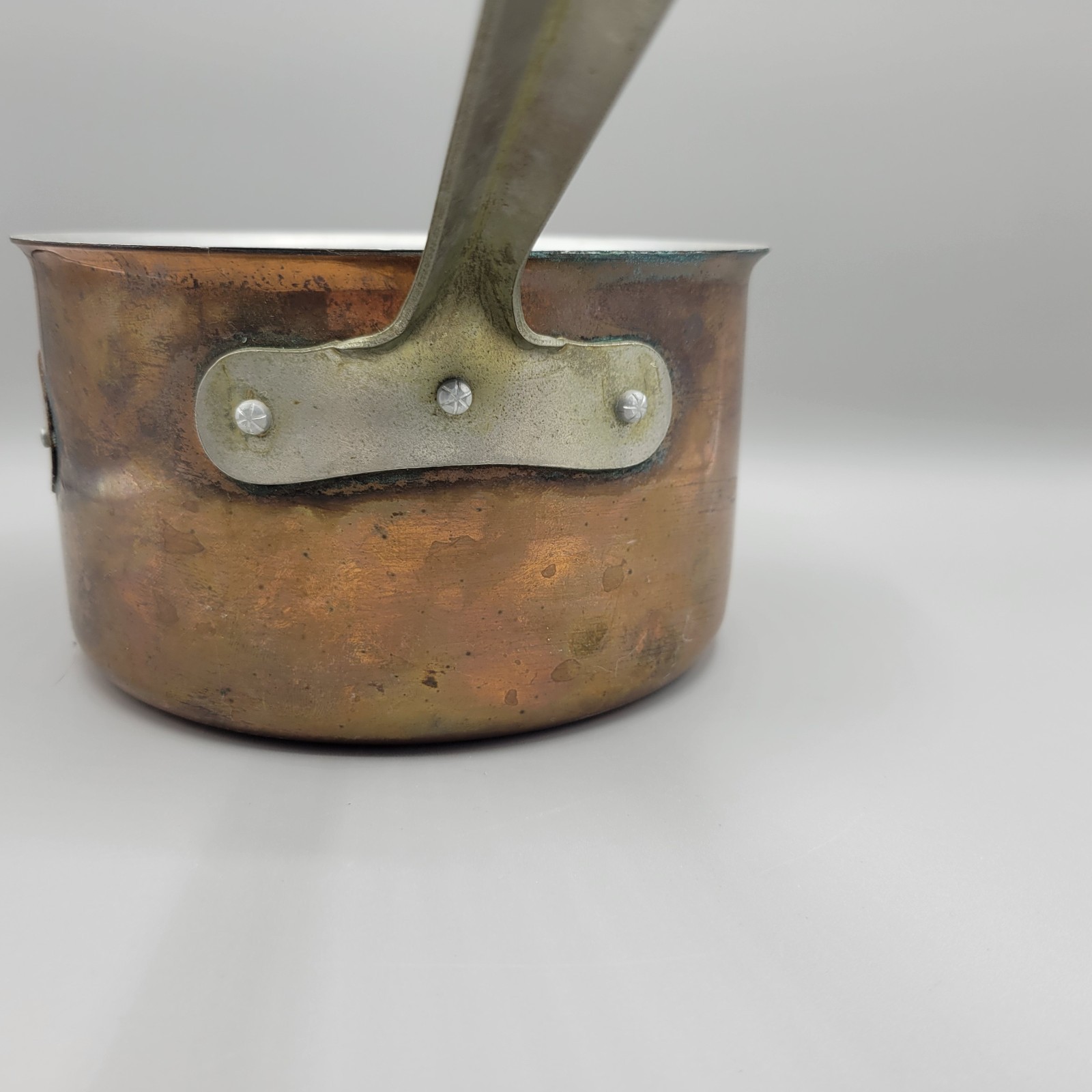 Vintage De La Cuisine copper pot sauce saute pan cookware cooking saucepan