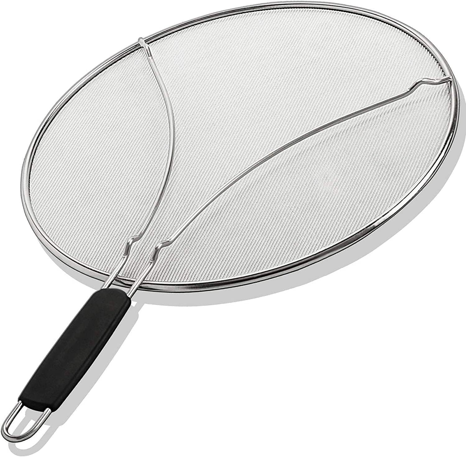 Splatter Screen for Frying Pan – 13 Inch Stainless Steel Grease Splatter Guard –
