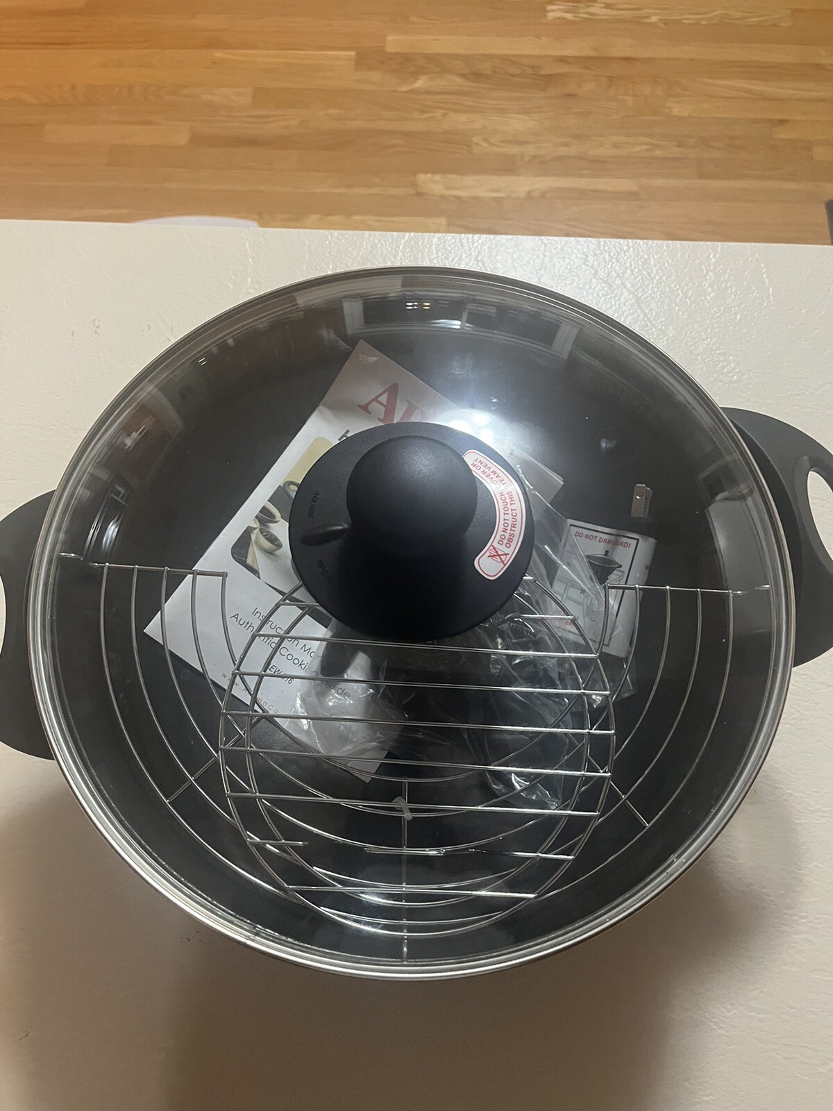 AROMA 5 QUART HEAVY DUTY WOK MODEL AEW-316