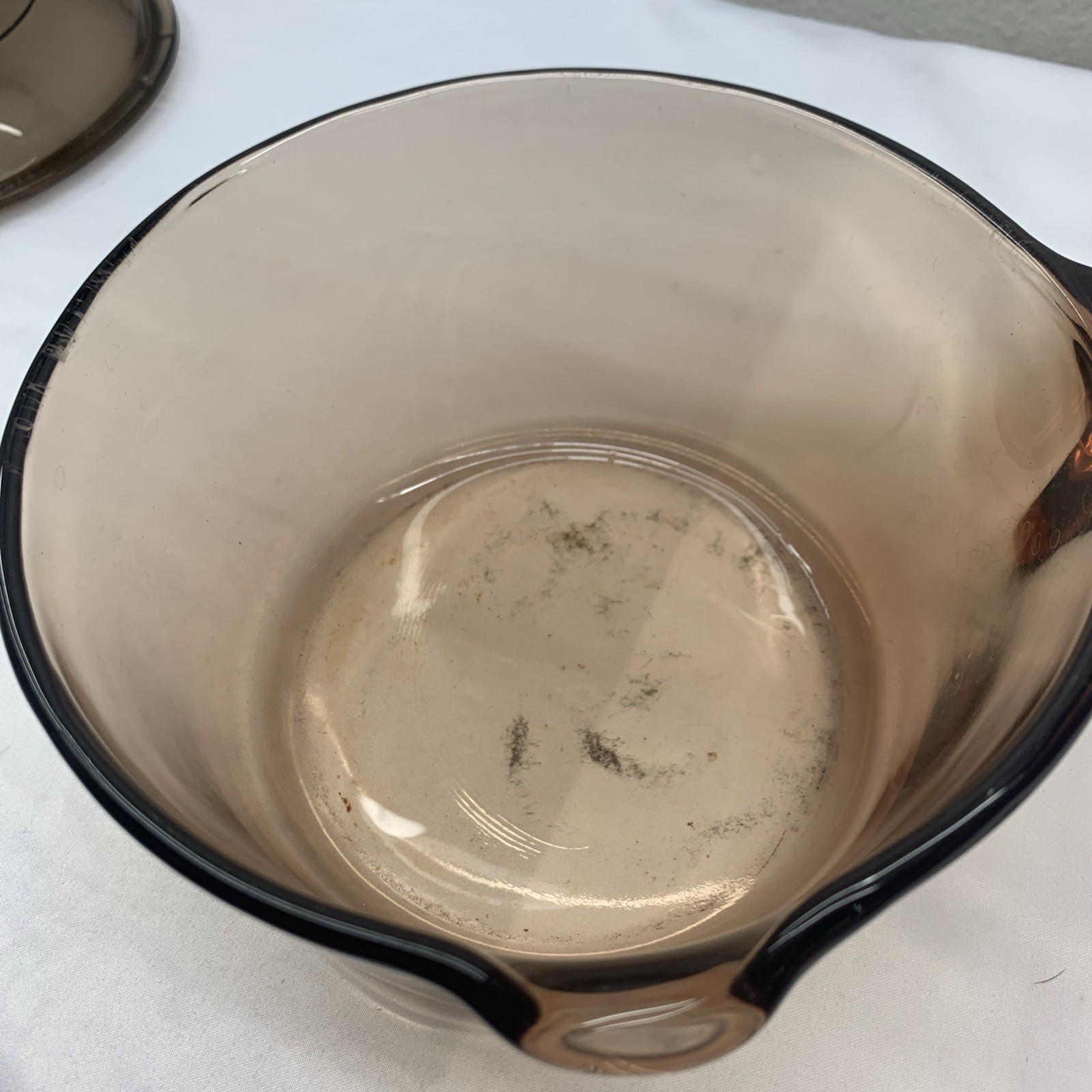 Vision Corning USA 1L Amber Sauce Pan w/ Lid & 0.5L Skillet