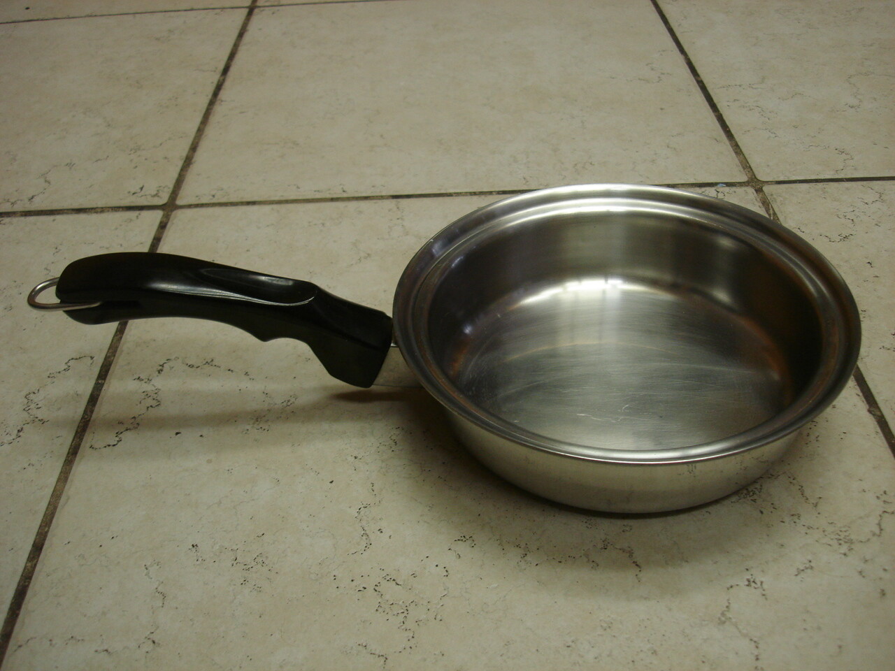 VITAL NUTRITION T304 Stainless 7ply w/Titanium 8.5″ Skillet Pan Waterless No Lid