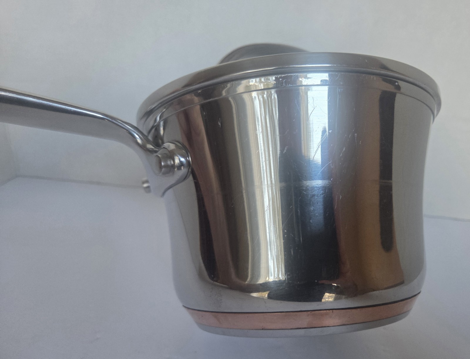 Kitchenaid 1.75 Qt 1.7 L 5-Ply Full Cap Copper Base Induction Compatible w/Lid