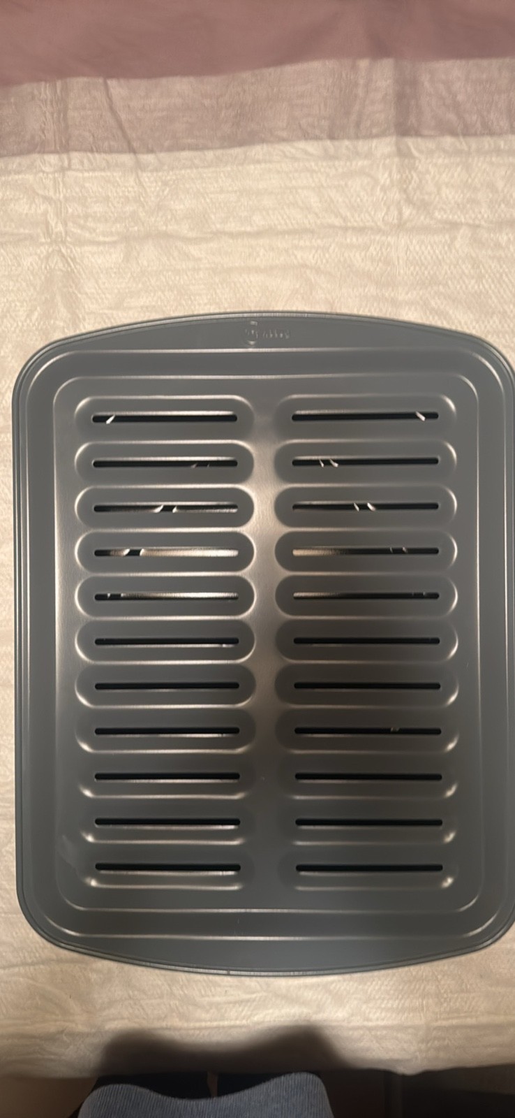 2Pc “green” pan broiler set 16.5” 12.5” 2.5”