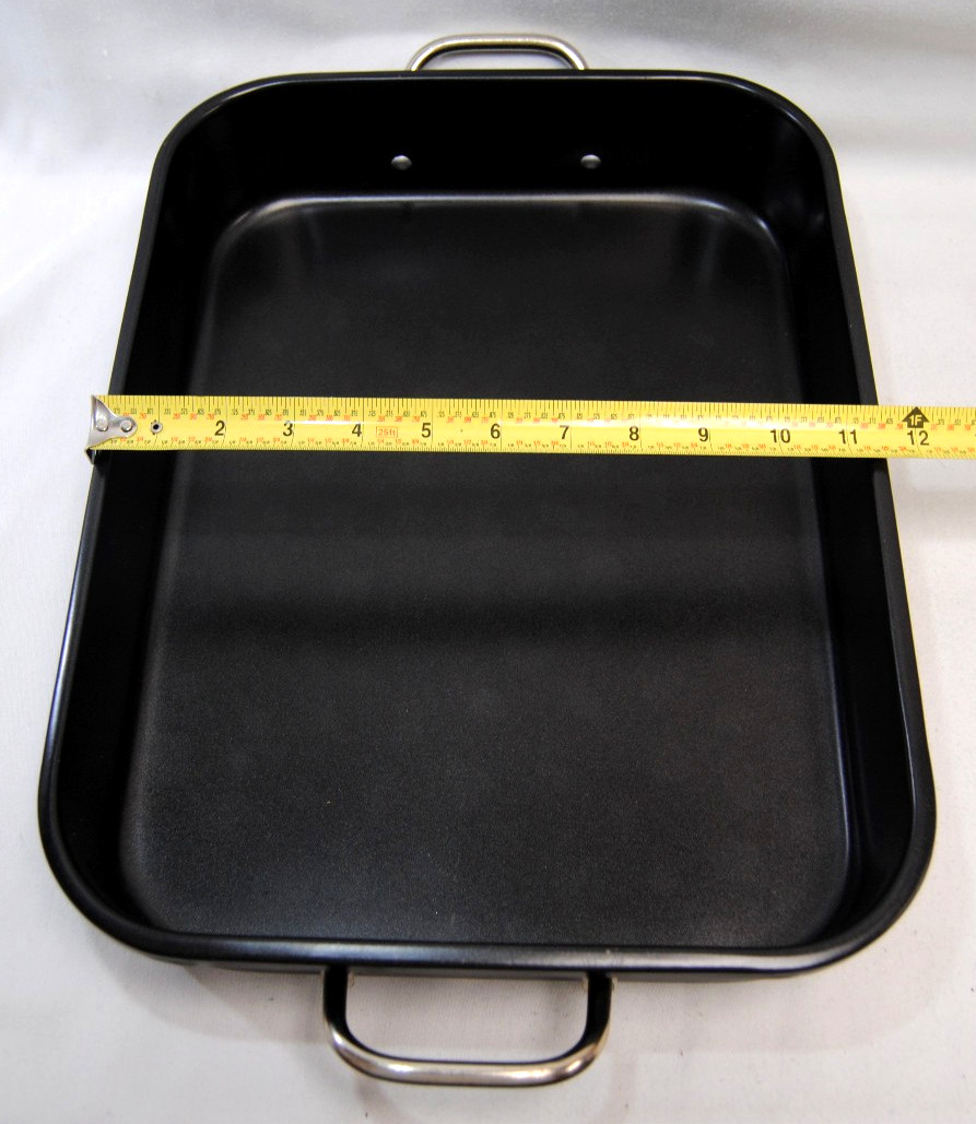 Roasting Lasagna Non-Stick Pan Set with Rack 15.5″ x 11.5″ x 2 3/4″ New T2687