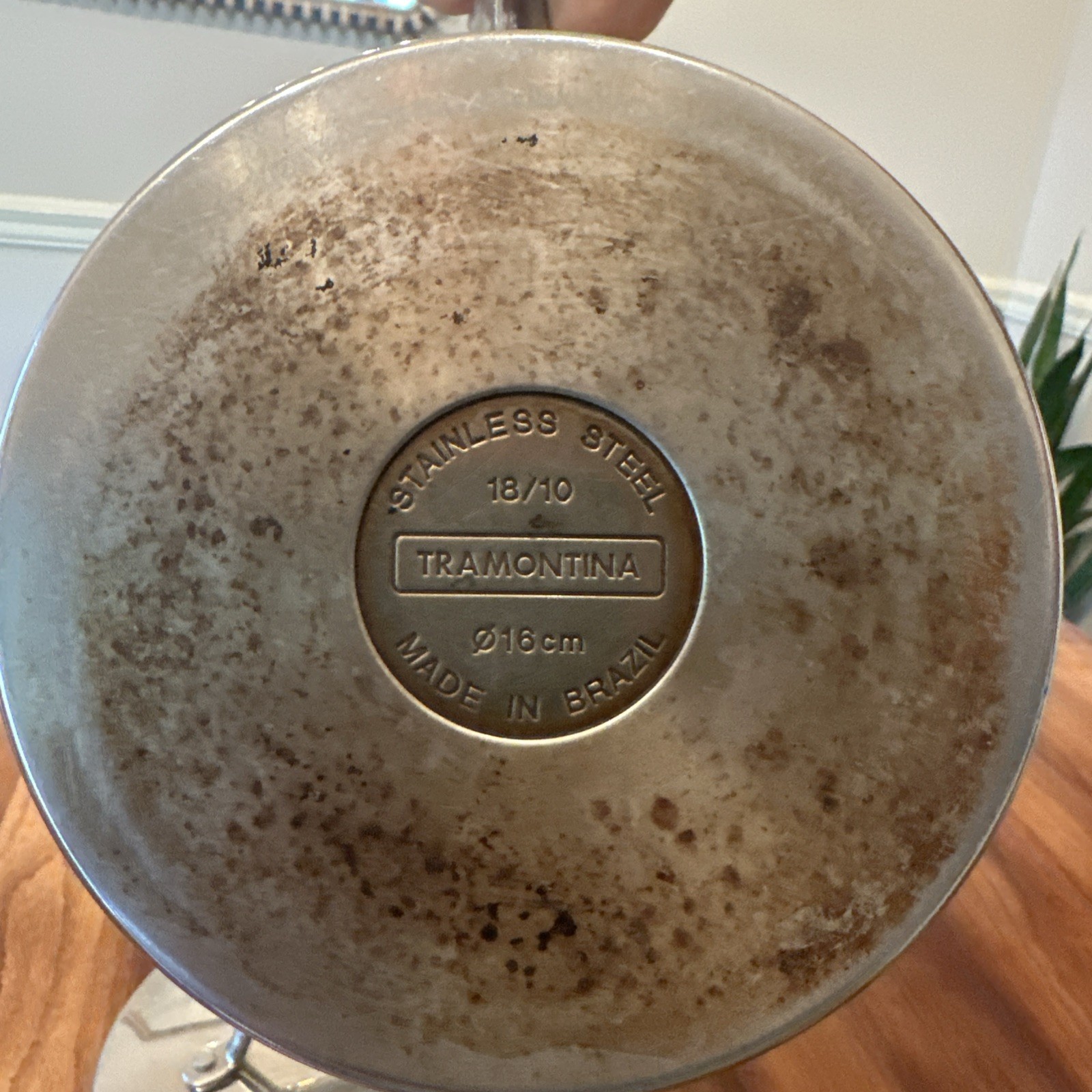 Tramontina 18/10 Stainless Steel Saucepan with Lid 16 Cm Made in Brazil
