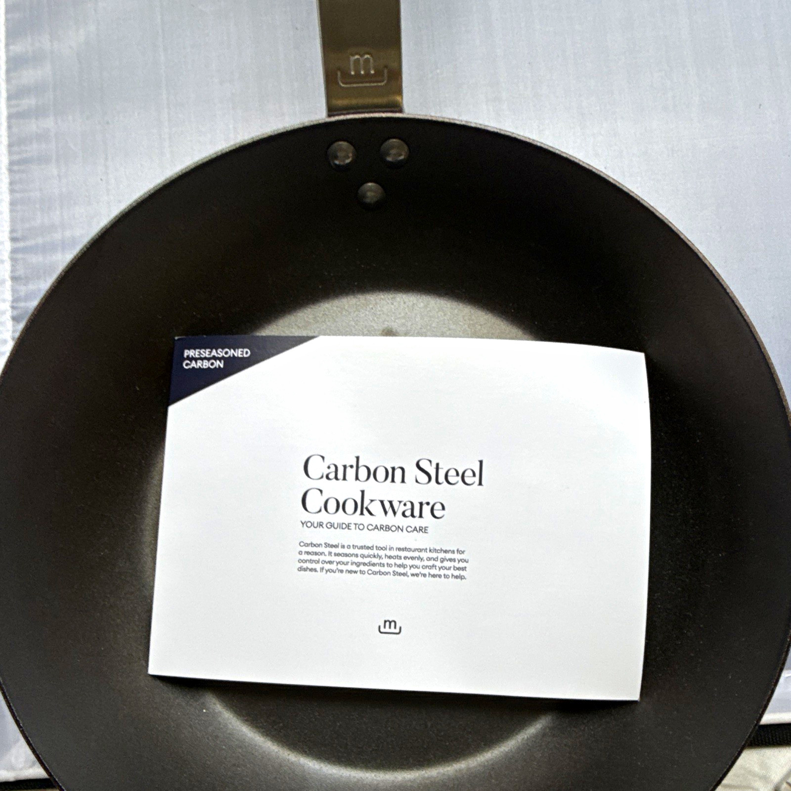 Made In 10″ Preseasoned Carbon Steel Frying Pan Skillet Induction Ready Sweden