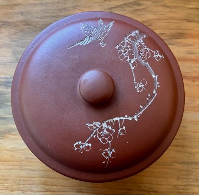 Vintage Asian Red Clay Pottery Medium Steamer Yunnan Qigue Cook Pot Yixing