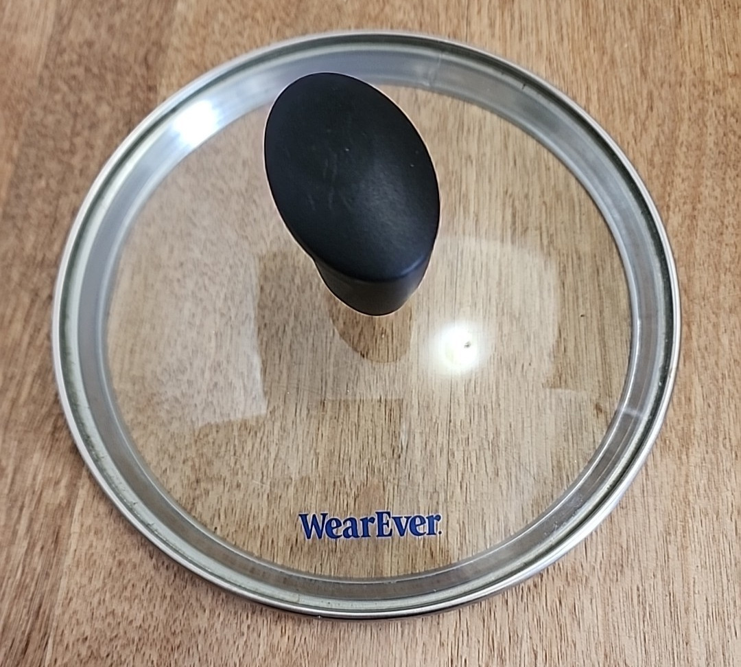 Replacement Wearever Glass Lid for Sauce Pan, Fits 5 7/8″ – 6 1/8″ Opening