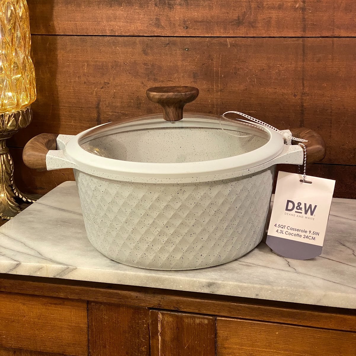 D&W Deane & White Premium 9.5” Casserole 4.5 Qt Pot w/ Lid Cookware ~ New