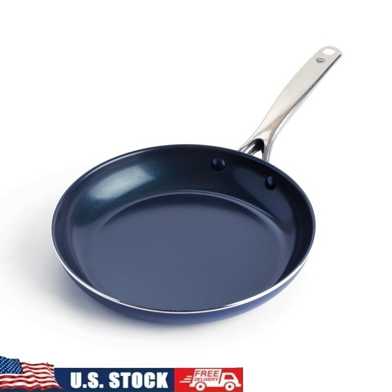Toxin Free Ceramic Nonstick Frypan Oven Safe Metal Utensil Safe 10 Inch Durable