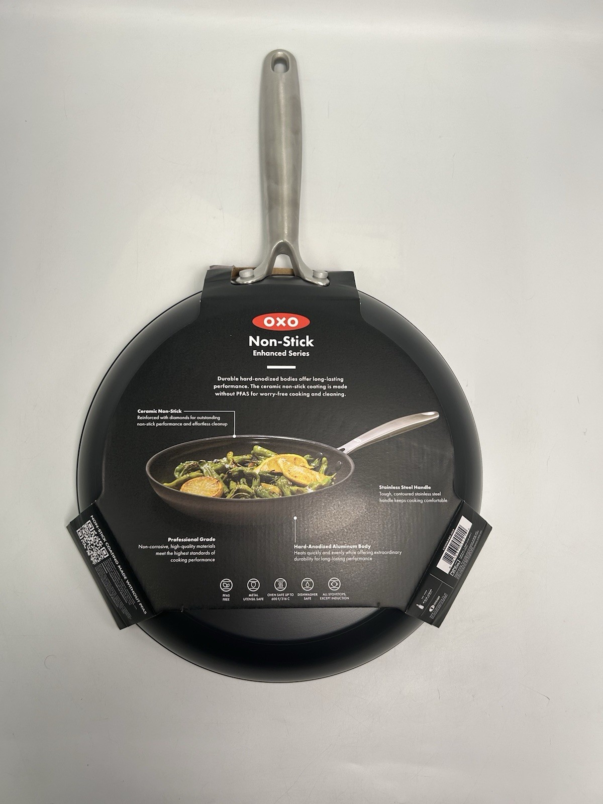 OXO Enhanced 10″ Frying Pan Skillet PFAS-Free Ceramic Nonstick – Black *NEW*