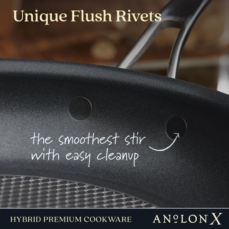 X Hybrid Nonstick Frying Pan/Skillet 8.25 Inch Dark Gray