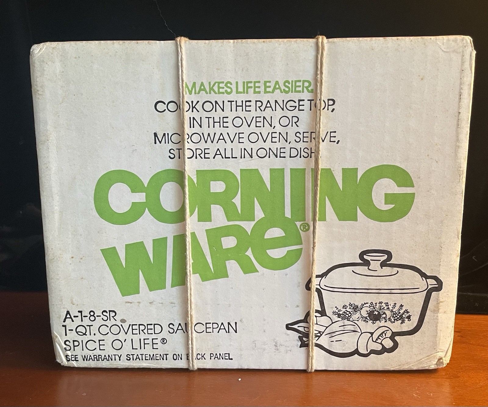 Corning Ware Spice O’ Life 1 Qt. Covered Saucepan A-1-8-SR Sealed Box