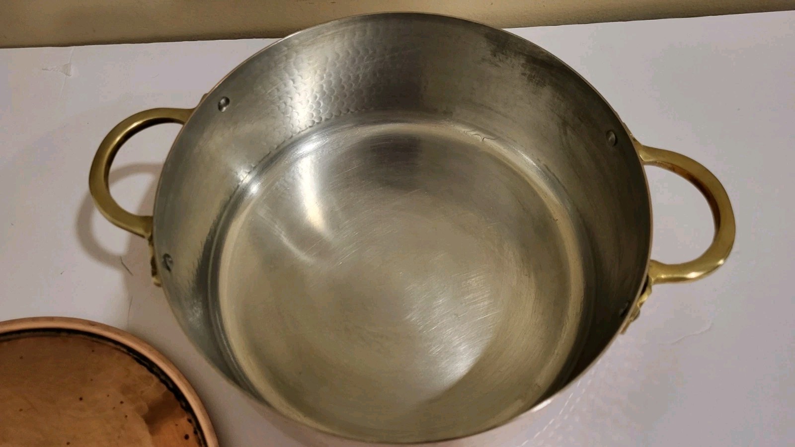 COPPER SOLID STOCK POT HAMMERED W/LID ANATOLIACRAFT’s