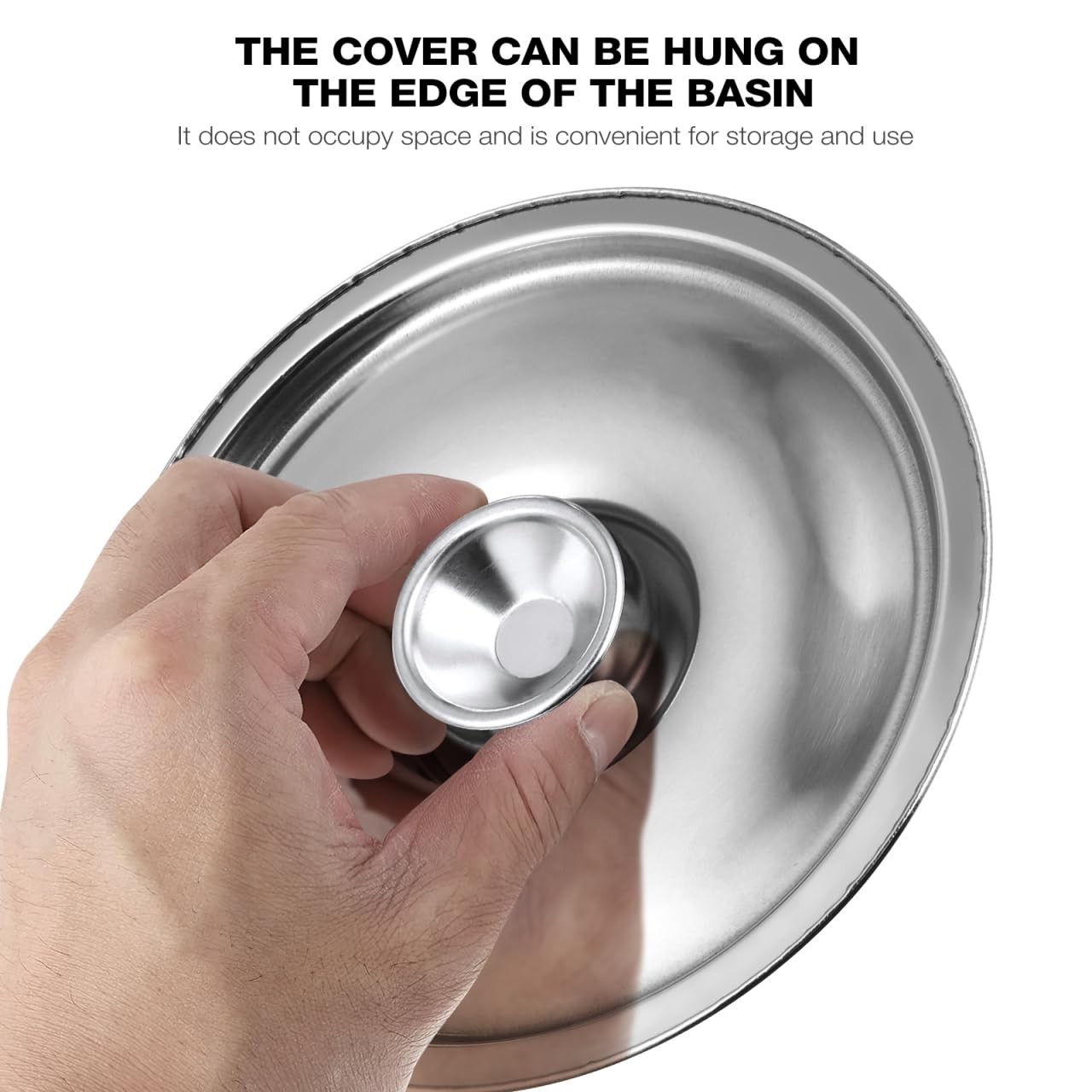 Universal Stainless Steel Pot Lid, 5 Inch Pan Cover for Small Saucepan Season…