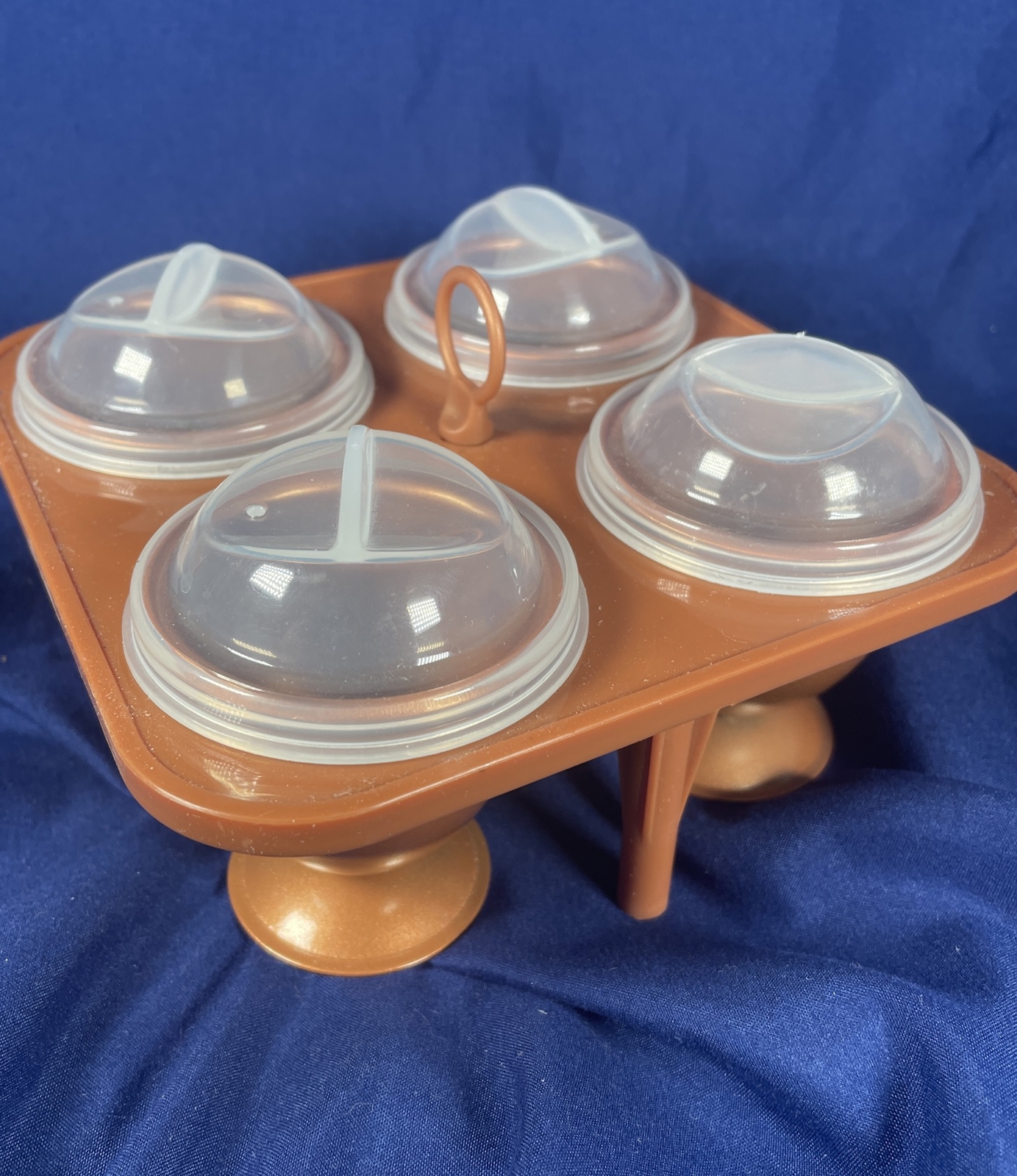 Copper Chef Copper Eggs XL Egg Makers w/Egg Caddy Egg Cups